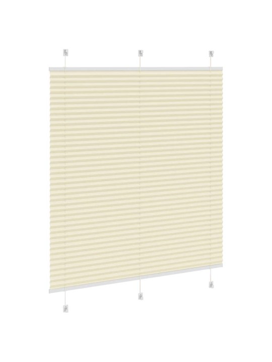 Laskostettu blind cream 115x100 cm kankaan leveys 114,4 cm
