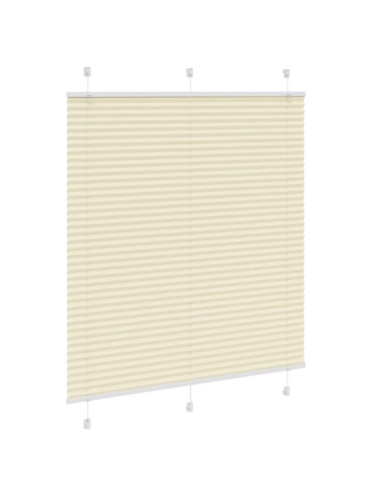 Laskostettu blind cream 120x100 cm kankaan leveys 119,4 cm