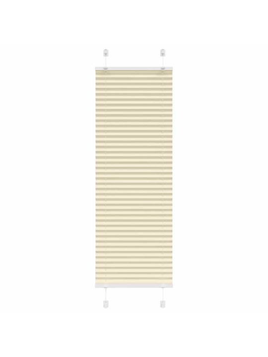 Laskostettu blind cream 40x150 cm kankaan leveys 39,4 cm