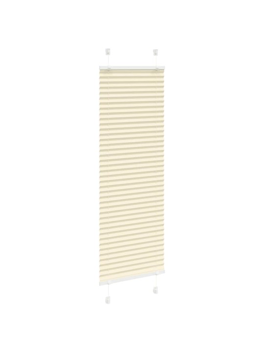 Laskostettu blind cream 40x150 cm kankaan leveys 39,4 cm