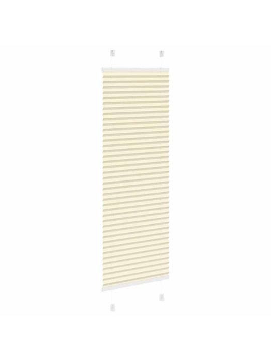 Laskostettu blind cream 50x150 cm kankaan leveys 49,4 cm