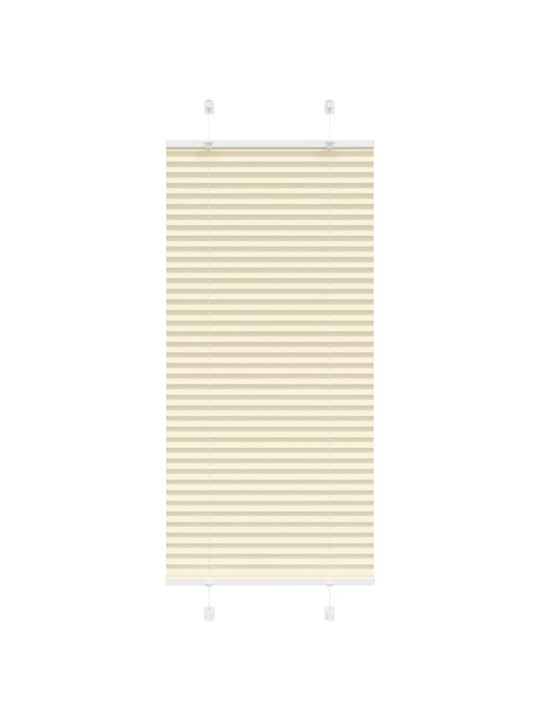 Laskostettu blind cream 55x150 cm kankaan leveys 54,4 cm
