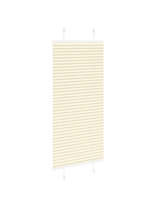 Laskostettu blind cream 60x150 cm kankaan leveys 59,4 cm