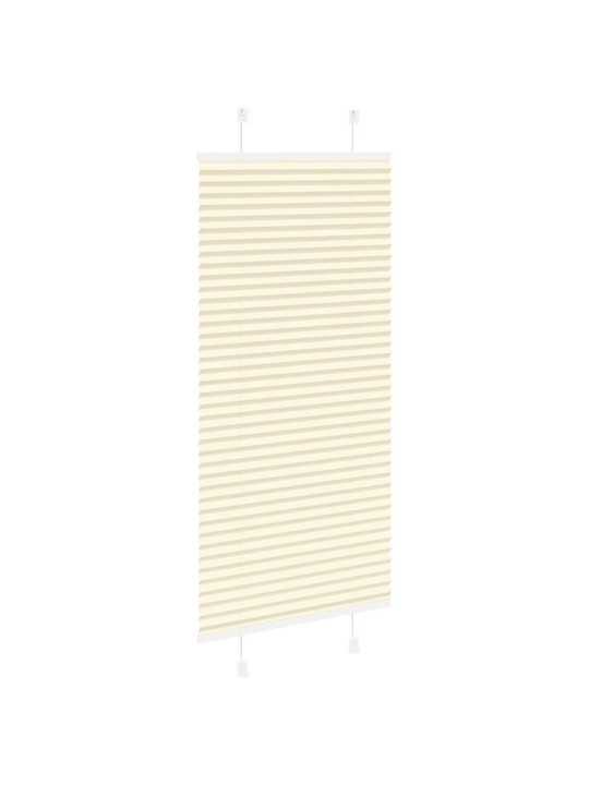 Laskostettu blind cream 65x150 cm kankaan leveys 64,4 cm