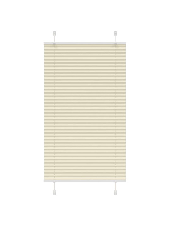 Laskostettu blind cream 70x150 cm kankaan leveys 69,4 cm
