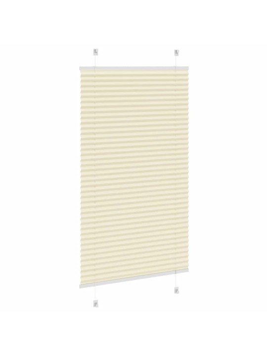 Laskostettu blind cream 70x150 cm kankaan leveys 69,4 cm