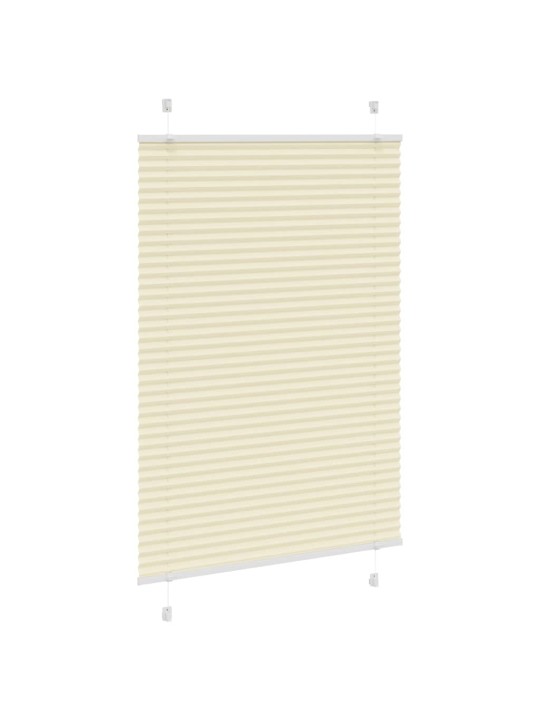 Laskostettu blind cream 85x150 cm kankaan leveys 84,4 cm