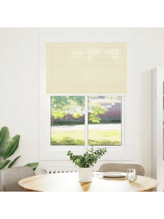 Laskostettu blind cream 90x150 cm kankaan leveys 89,4 cm