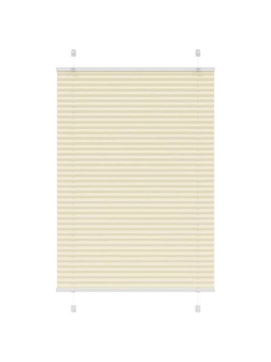 Laskostettu blind cream 100x150 cm kankaan leveys 99,4 cm
