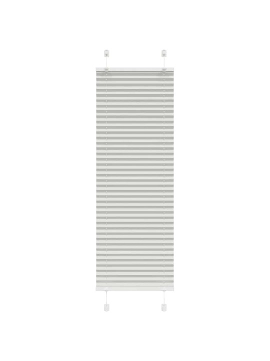 Laskostettu blindit vaaleanharmaa 40x100 cm kankaan leveys