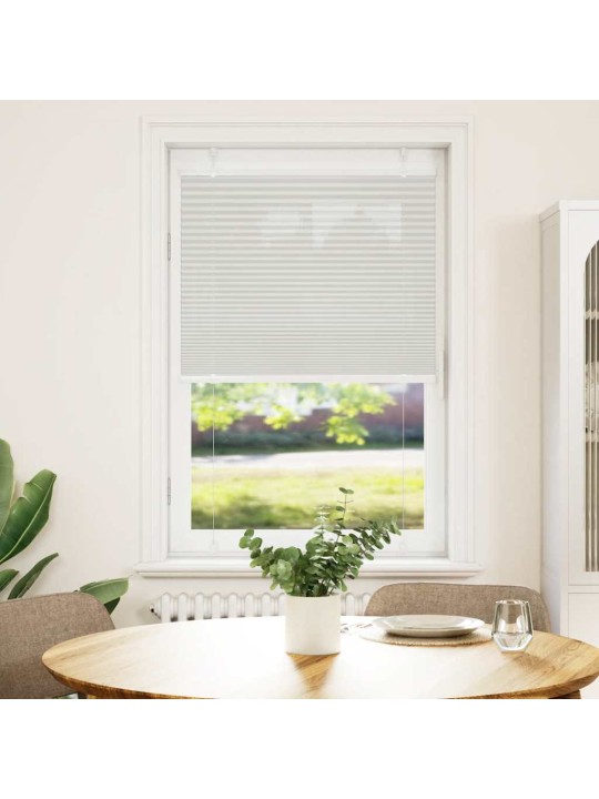 Laskostettu blindit vaaleanharmaa 70x100 cm kankaan leveys