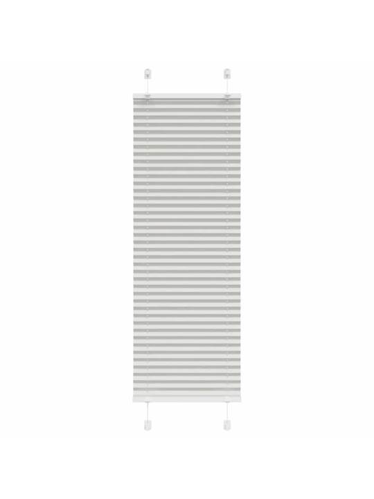 Laskostettu blindit vaaleanharmaa 40x150 cm kankaan leveys