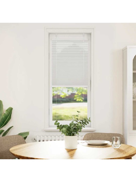 Laskostettu blindit vaaleanharmaa 40x150 cm kankaan leveys