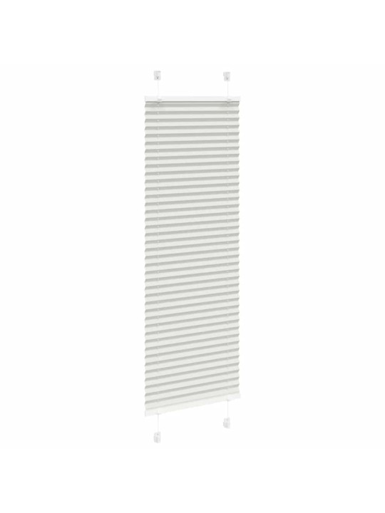 Laskostettu blindit vaaleanharmaa 40x150 cm kankaan leveys
