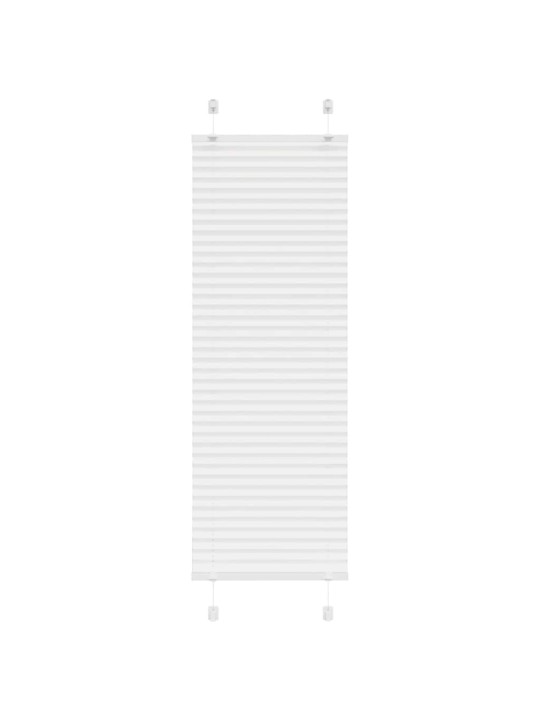Laskostettu blind valkoinen 50x100 cm kankaan leveys 49,4 cm