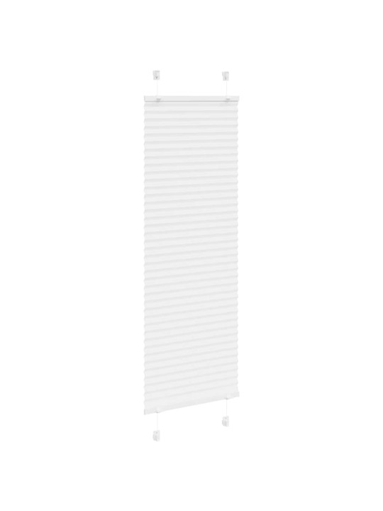 Laskostettu blind valkoinen 50x100 cm kankaan leveys 49,4 cm