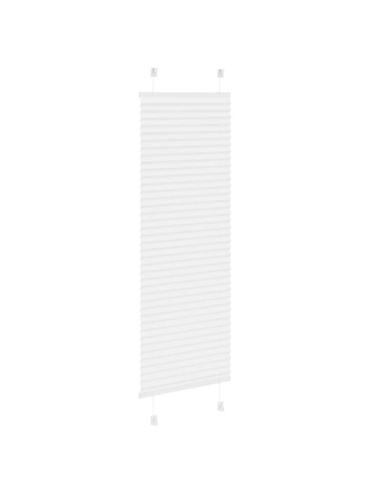 Laskostettu blind valkoinen 50x100 cm kankaan leveys 49,4 cm