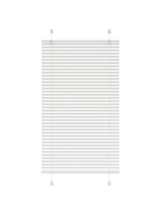Laskostettu blind valkoinen 80x100 cm kankaan leveys 79,4 cm