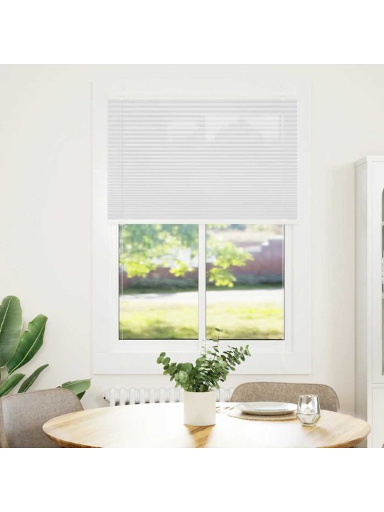 Laskostettu blind valkoinen 90x100 cm kankaan leveys 89,4 cm