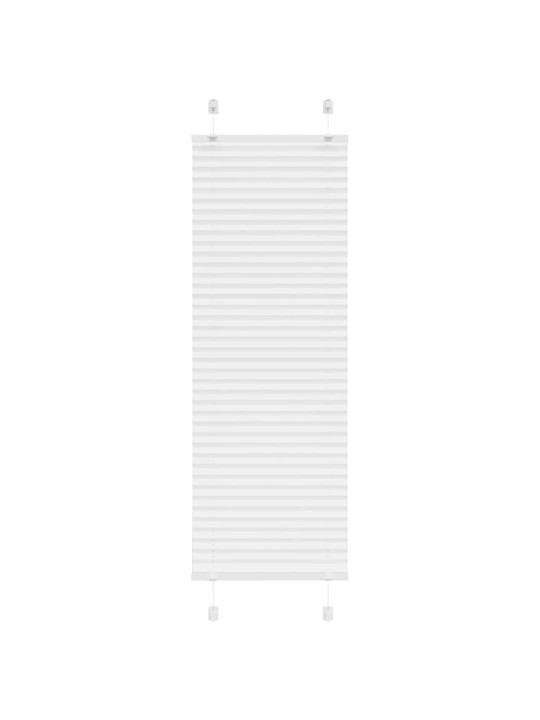 Laskostettu blind valkoinen 45x150 cm kankaan leveys 44,4 cm
