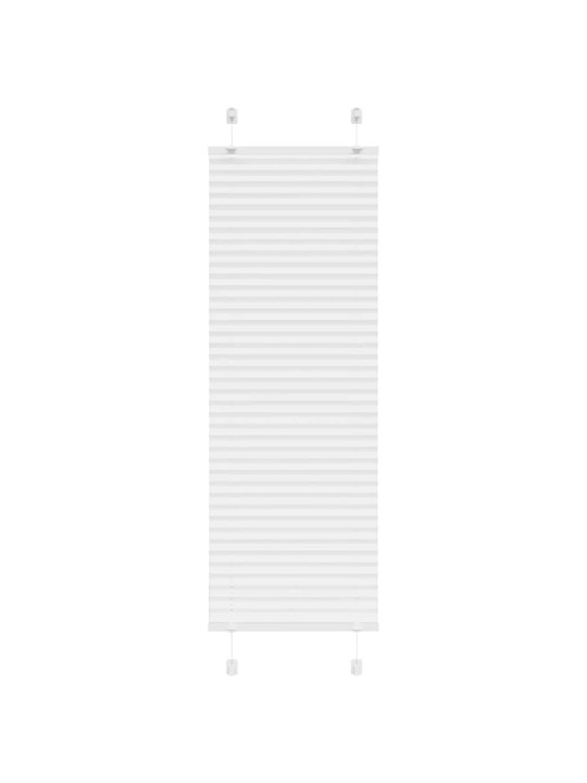 Laskostettu blind valkoinen 50x150 cm kankaan leveys 49,4 cm