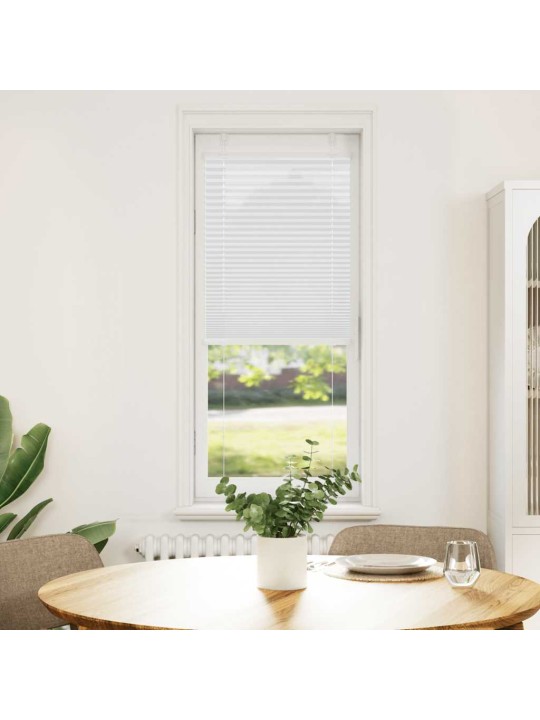 Laskostettu blind valkoinen 50x150 cm kankaan leveys 49,4 cm