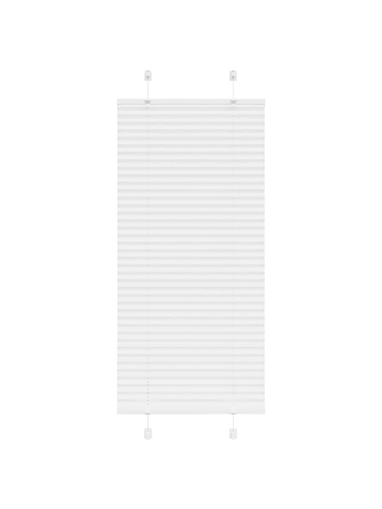 Laskostettu blind valkoinen 60x150 cm kankaan leveys 59,4 cm
