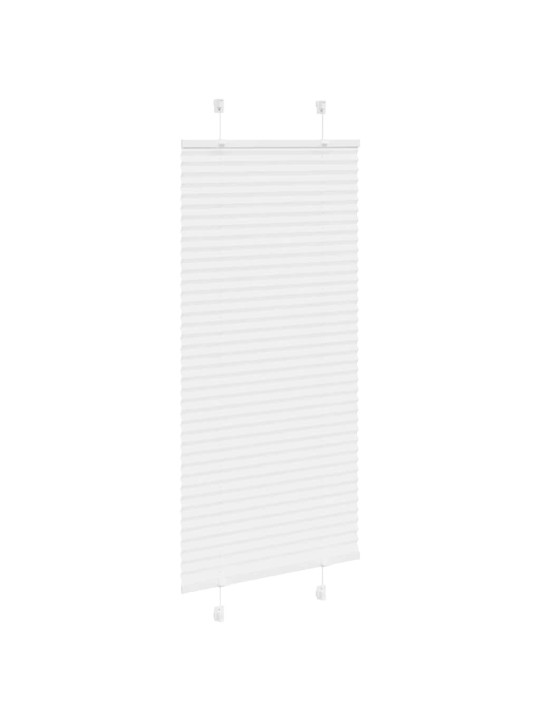 Laskostettu blind valkoinen 60x150 cm kankaan leveys 59,4 cm