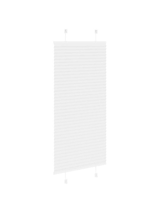 Laskostettu blind valkoinen 60x150 cm kankaan leveys 59,4 cm
