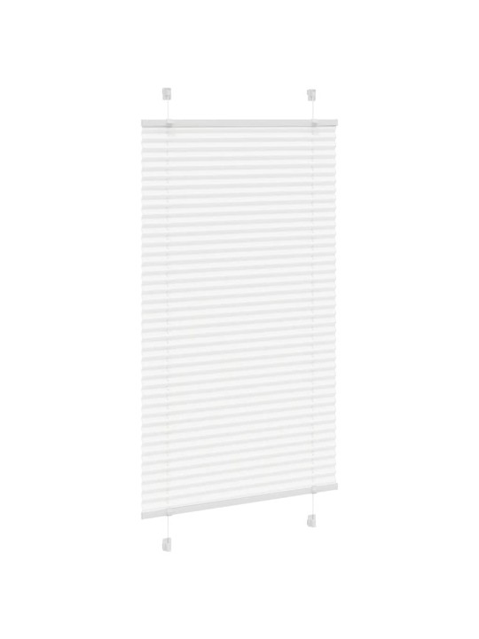 Laskostettu blind valkoinen 70x150 cm kankaan leveys 69,4 cm