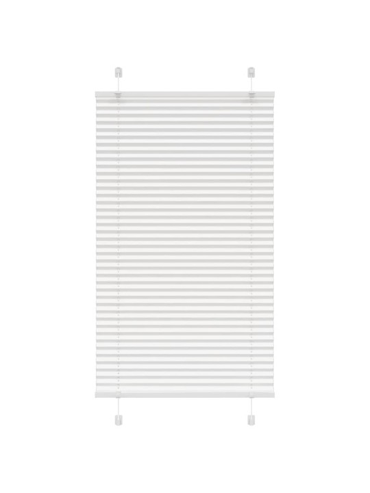 Laskostettu blind valkoinen 80x150 cm kankaan leveys 79,4 cm