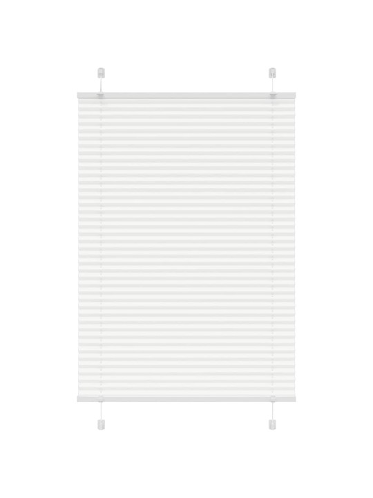 Laskostettu blind valkoinen 90x150 cm kankaan leveys 89,4 cm