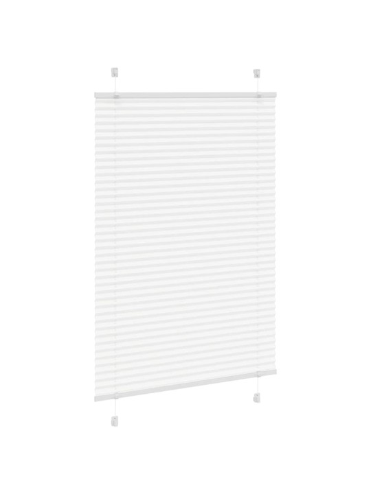 Laskostettu blind valkoinen 100x150 cm kankaan leveys 99,4 cm