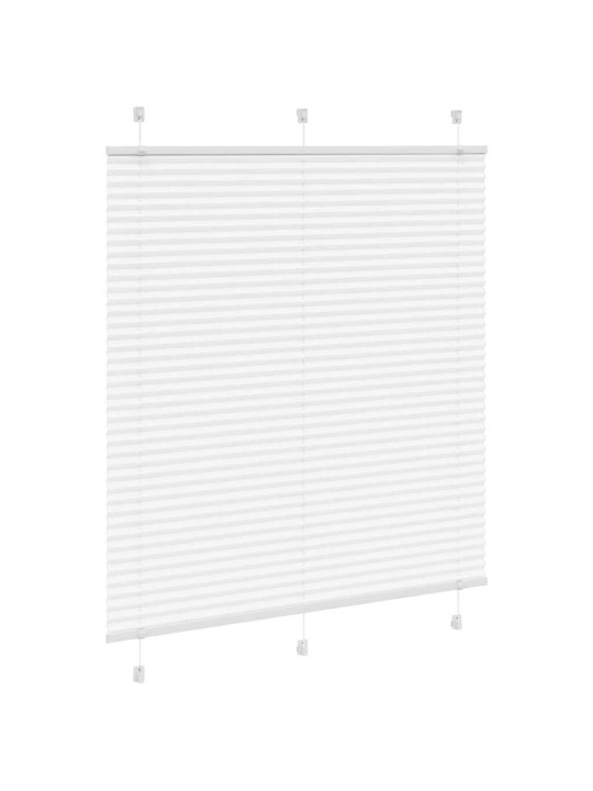Laskostettu blind valkoinen 115x150 cm kankaan leveys 114,4 cm