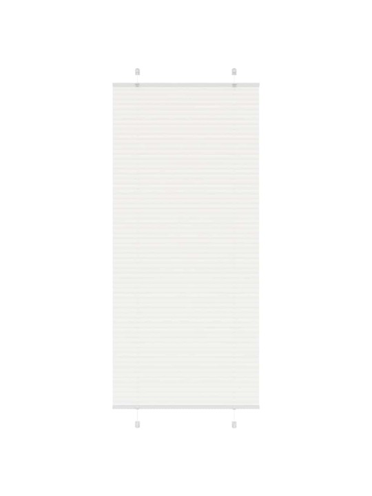 Laskostettu blind valkoinen 95x200 cm kankaan leveys 94,4 cm