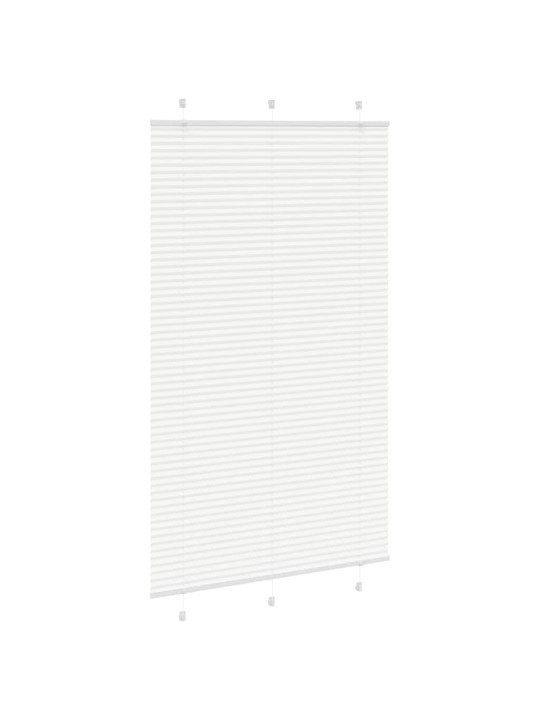 Laskostettu blind valkoinen 120x200 cm kankaan leveys 119,4 cm