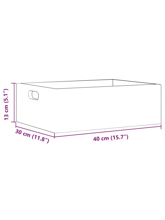 Puulaatikko kahvoilla musta 40x30x13 cm massiivipuumänty