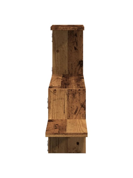 Seinähylly vanha puu 104x15x49 cm tekninen puu