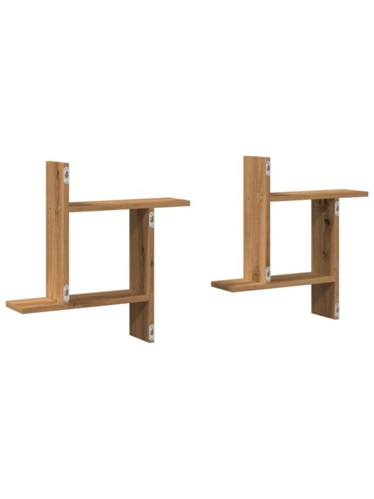 Kasvitelineet 2 kpl artesaani tammi 50x12x50 cm tekninen puu