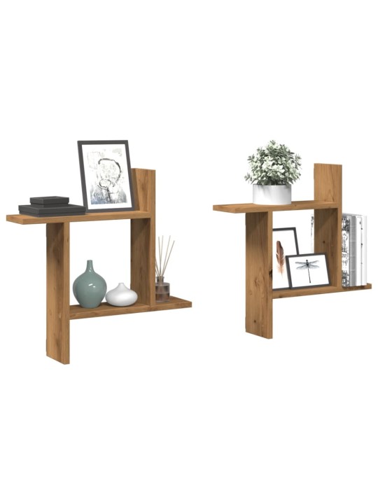 Kasvitelineet 2 kpl artesaani tammi 50x12x50 cm tekninen puu