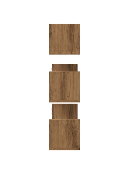 Kasvitelineet 3 kpl artesaani tammi 80x18x18 cm tekninen puu