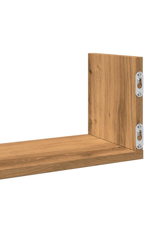Kasvitelineet 3 kpl artesaani tammi 80x18x18 cm tekninen puu