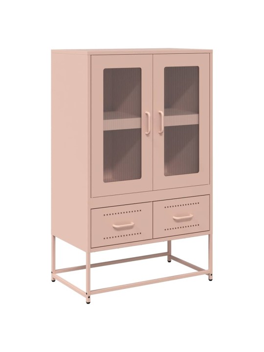 Kaappi pinkki 68x39x111,5 cm teräs