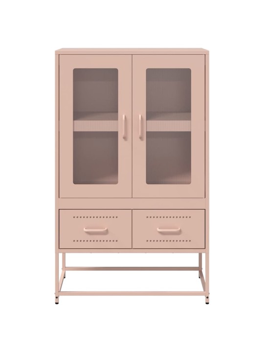 Kaappi pinkki 68x39x111,5 cm teräs