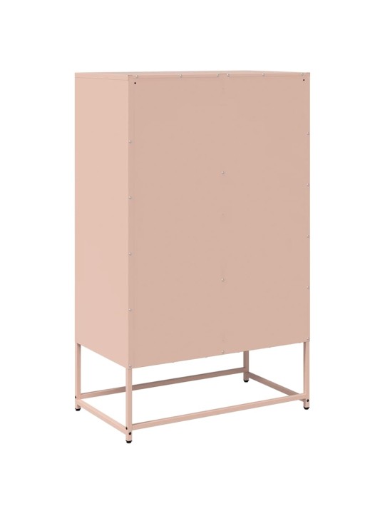 Kaappi pinkki 68x39x111,5 cm teräs