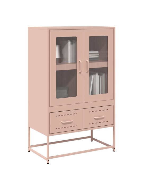 Kaappi pinkki 68x39x111,5 cm teräs