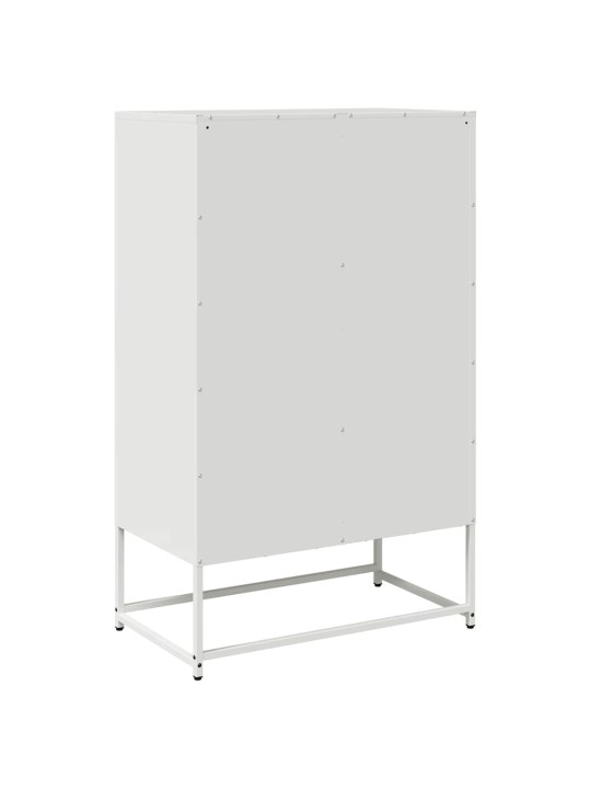 Kaappi valkoinen 68x39x111,5 cm teräs