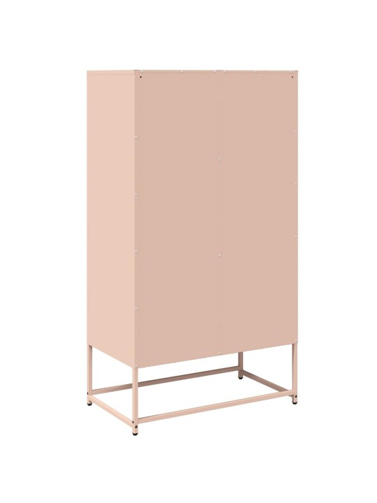 Highboard pinkki 68x39x123 cm teräs