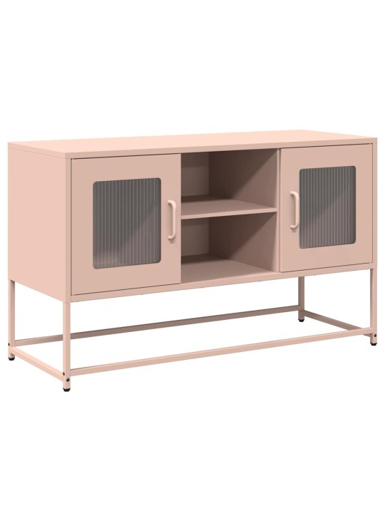 Tv-taso pinkki 100,5x39x60,5 cm teräs