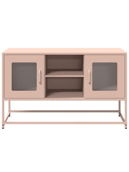 Tv-taso pinkki 100,5x39x60,5 cm teräs
